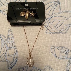 New York and company necklace with 4 charms